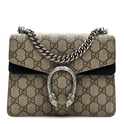 Gucci GG Supreme Monogram Mini Dionysus Shoulder Bag Black 1 of 9