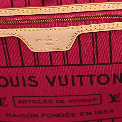 Louis Vuitton Monogram Saint Barth V Neverfull MM Hot Pink 7 of 11