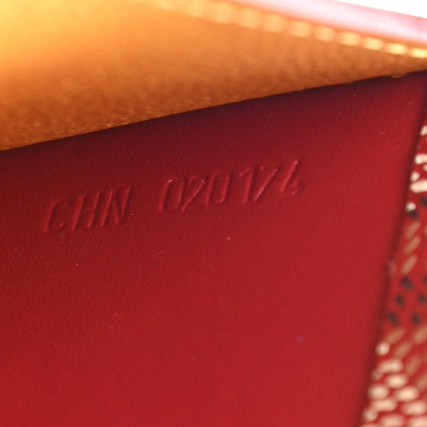 Goyardine Saint Pierre Card Holder Red