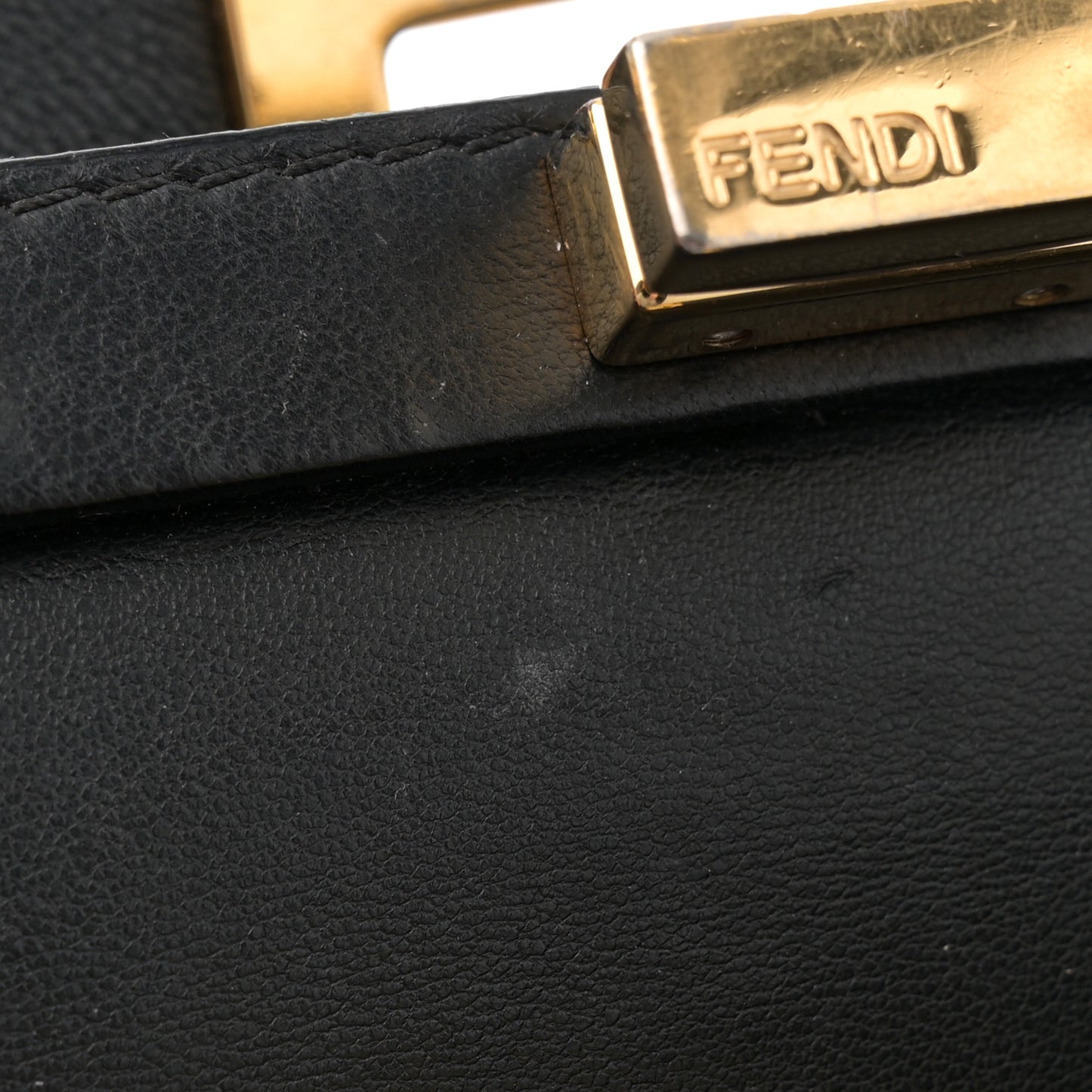 Nappa Mini Peekaboo Iconic Satchel Black