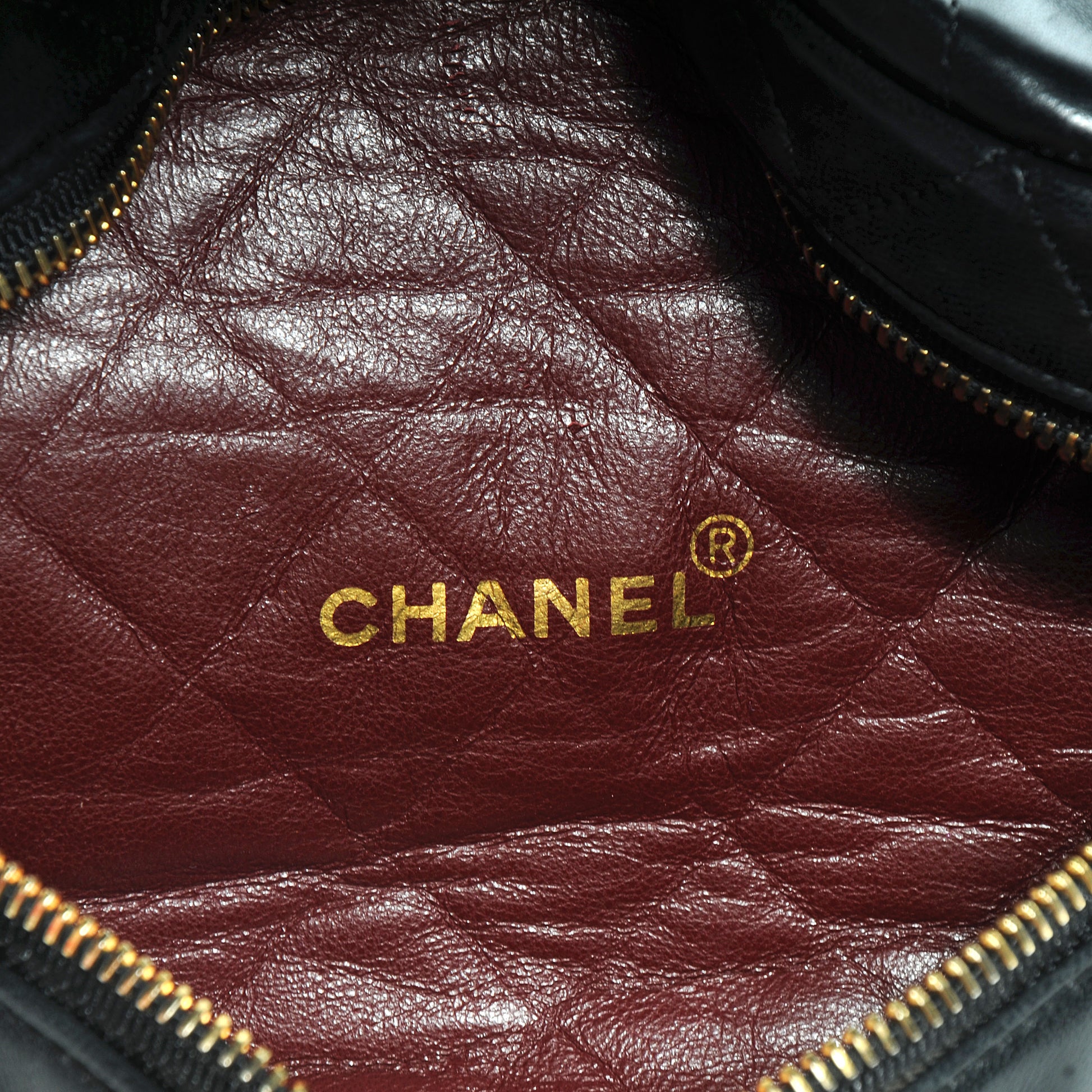 Chanel Lambskin Belt Bag Fanny Pack Black 5 of 6