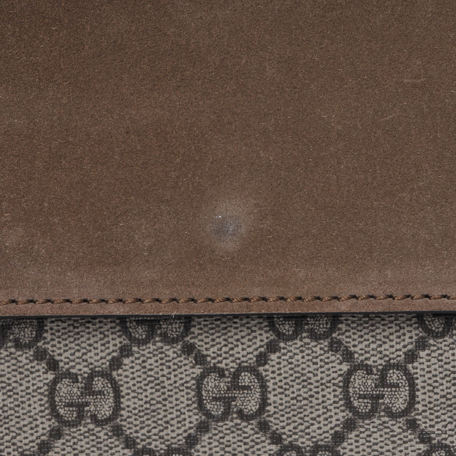 Gucci GG Supreme Monogram Mini Dionysus Shoulder Bag Taupe 9 of 11