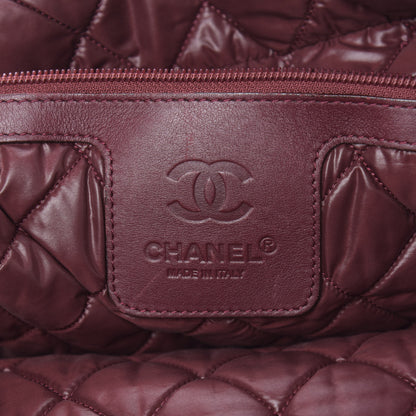 Chanel Nylon Quilted Large Coco Cocoon Tote Black 6 of 11