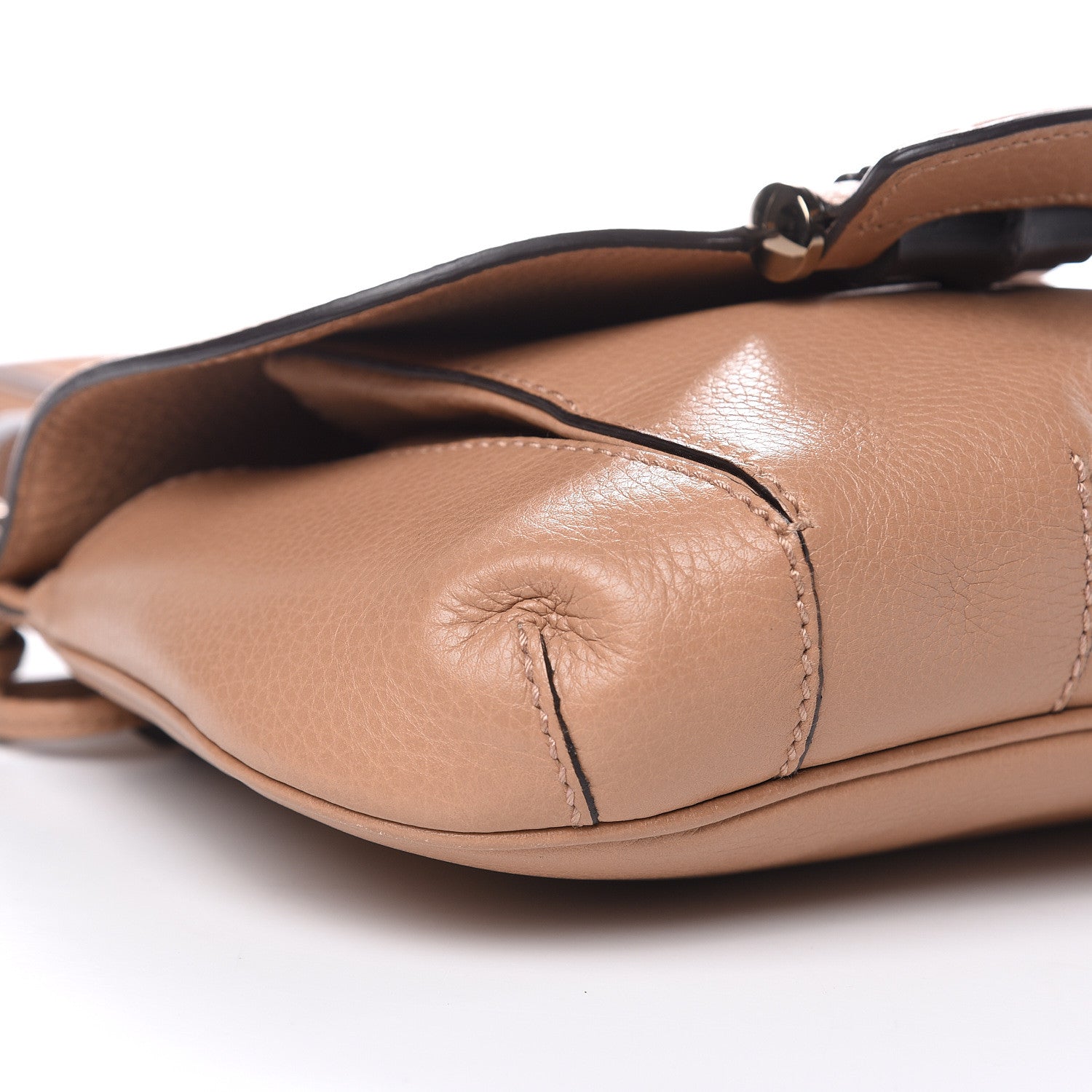 Gucci Calfskin Small Nouveau Shoulder Bag Camelia 7 of 12