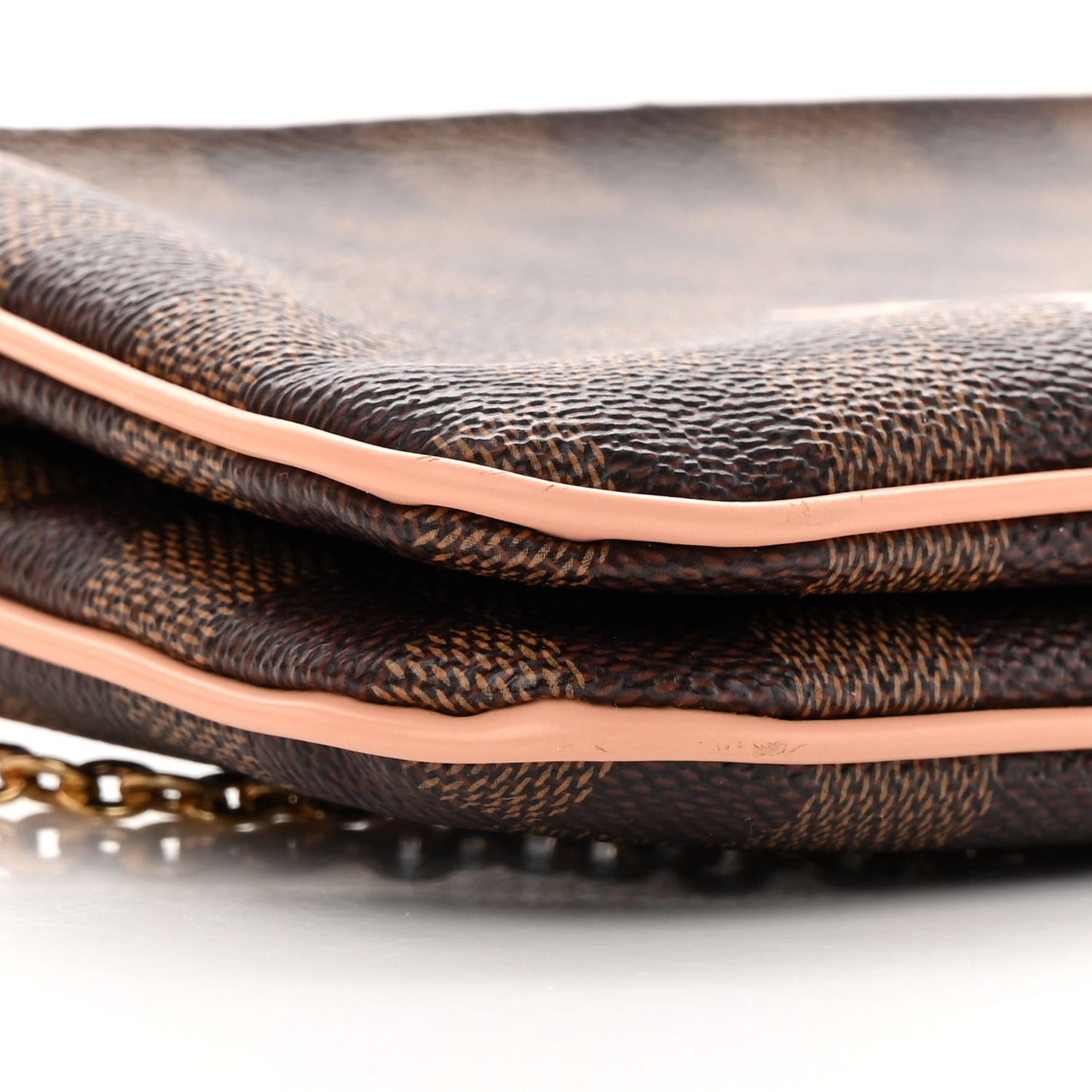 Damier Ebene Double Zip Pochette