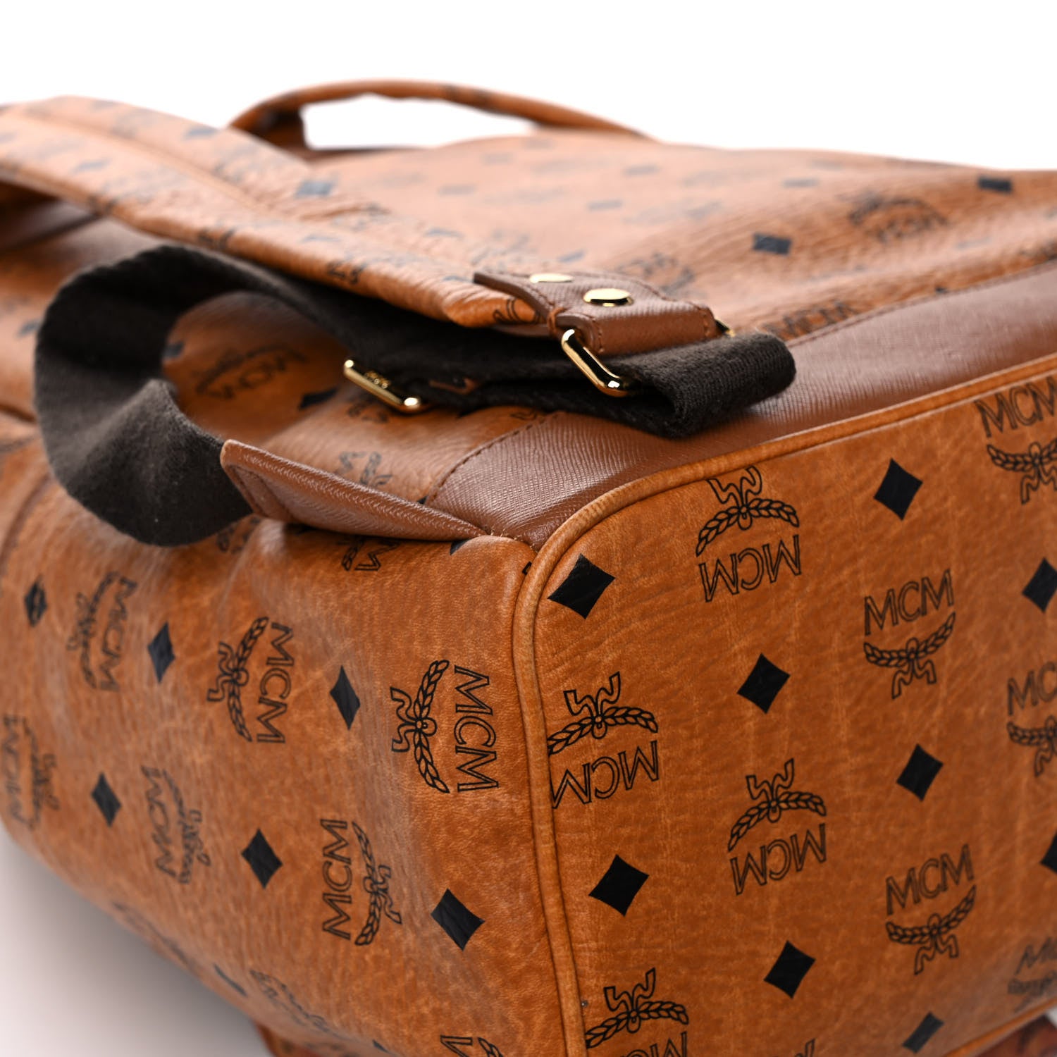 MCM Visetos Stark Craig & Karl Backpack Cognac 12 of 17