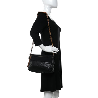 Lanvin Lambskin Quilted Amalia Crossbody Bag Black 2 of 9