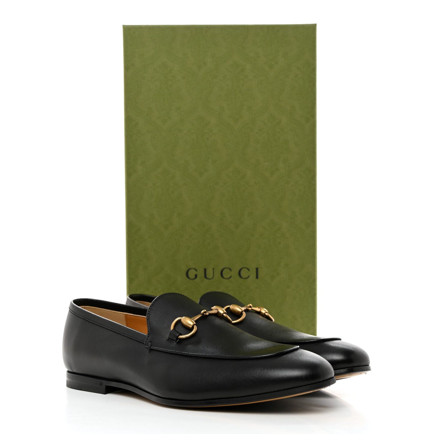 Calfskin Horsebit Mens Jordaan Loafers 7 Black