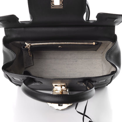 Versace Calfskin Medium Palazzo Empire Bag Black 7 of 10