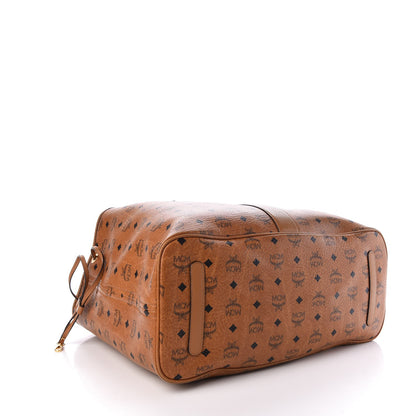 MCM Visetos Large Liz Reversible Shopper Tote Cognac 6 of 13