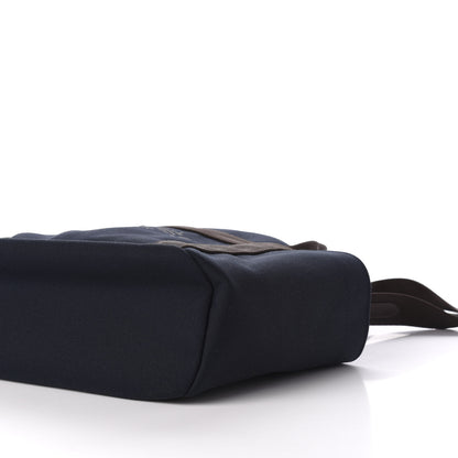 Hermes Toile Sac De Pansage Groom Bleu Navy Feu 8 of 11