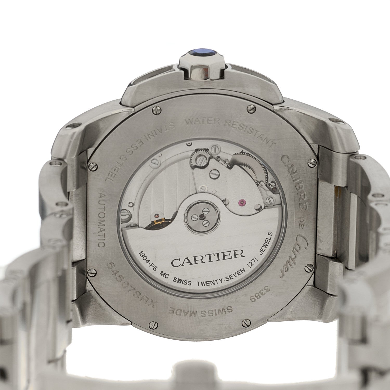 Cartier Stainless Steel 42mm Calibre de Cartier Automatic Watch Black 4 of 4