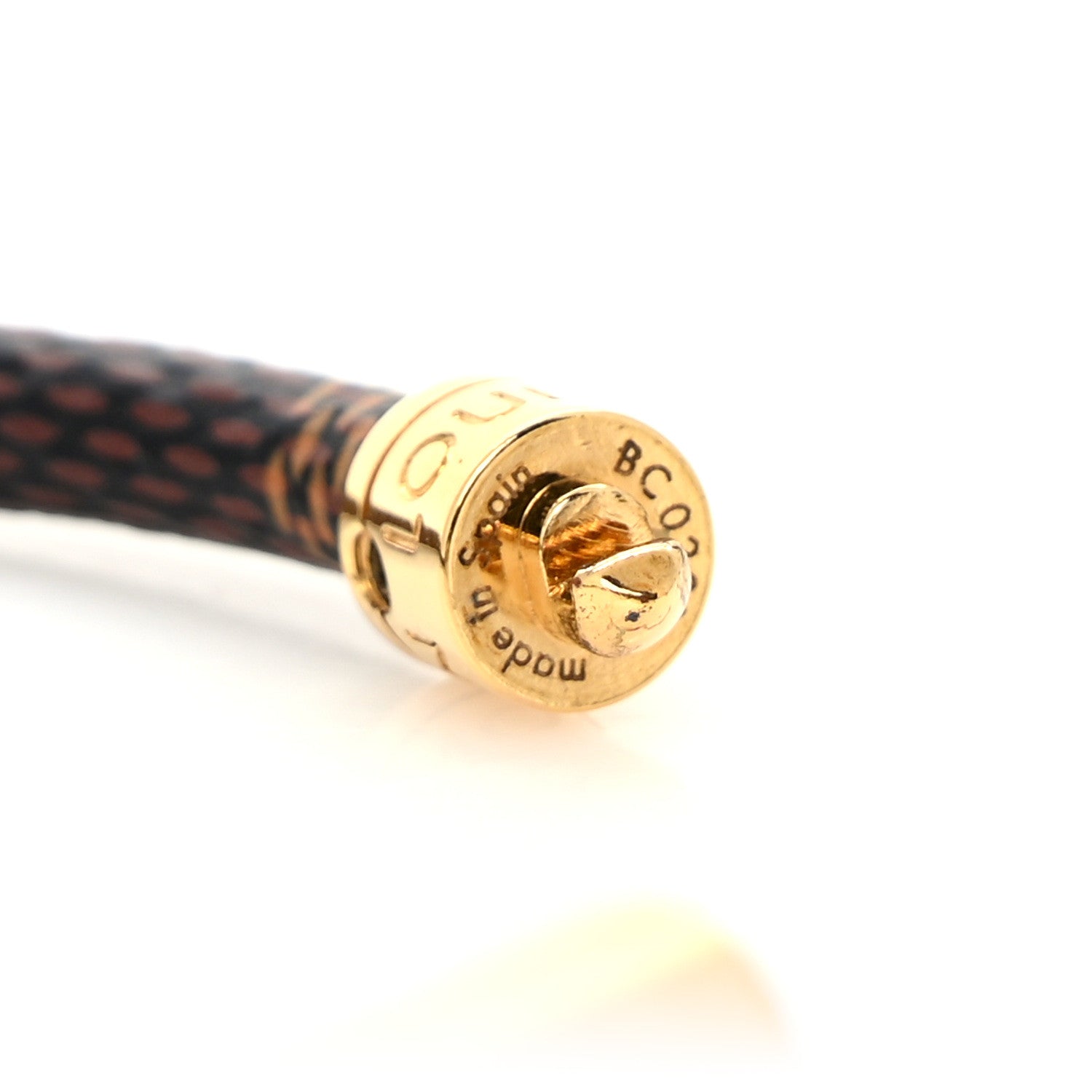 Louis Vuitton Damier Ebene Keep It Bracelet 17 4 of 5