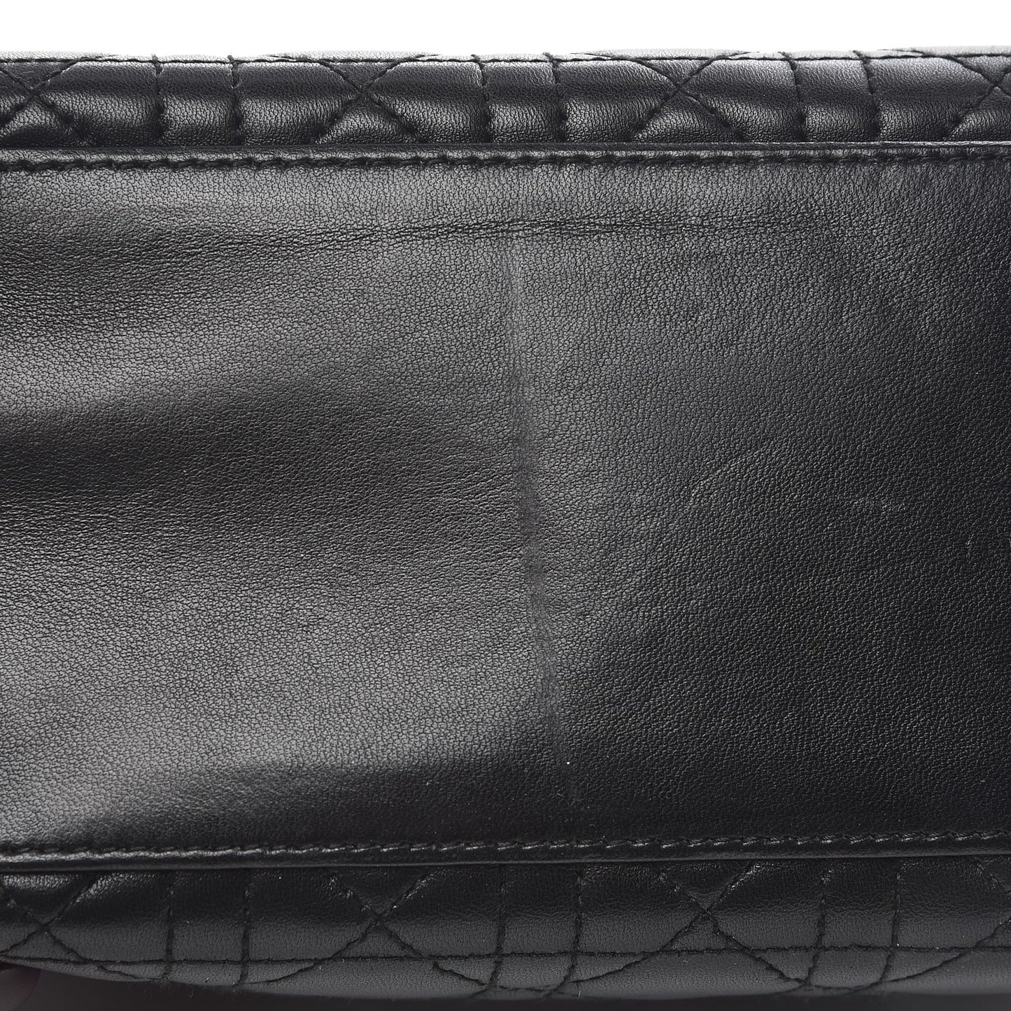 Lambskin Cannage Medium Lady Dior Black