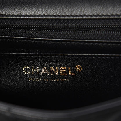 Chanel Lambskin Quilted Mini Rectangular Flap Black 5 of 8