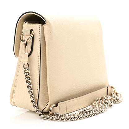 Gucci Dollar Calfskin Interlocking G Crossbody Bag Mystic White 3 of 14