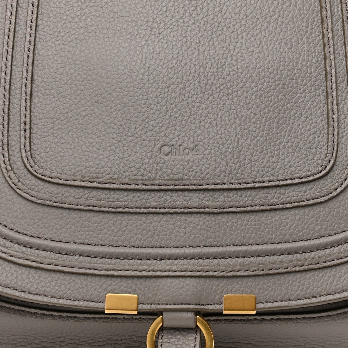 Calfskin Medium Marcie Satchel Cashmere Grey