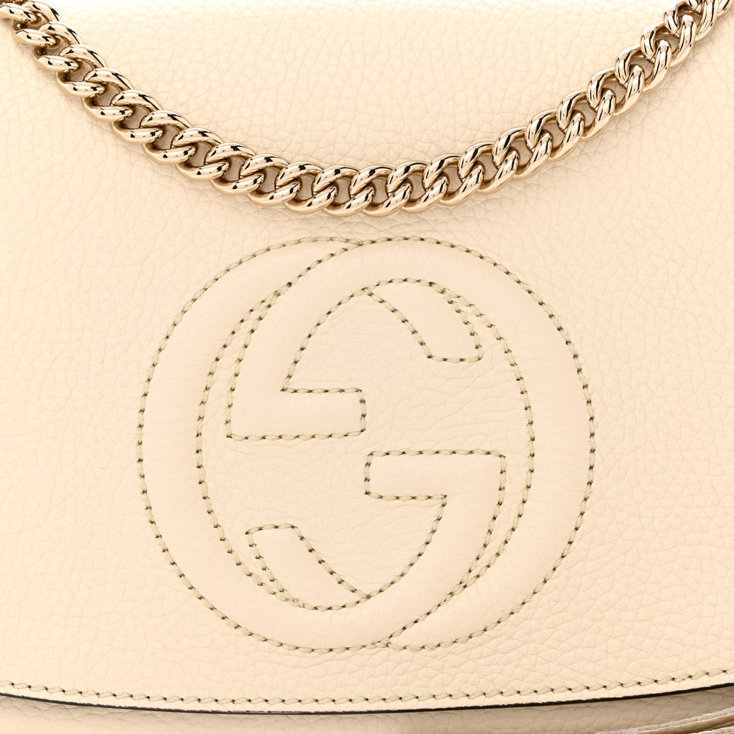 Cellarius Calfskin Medium Soho Flap Crossbody Ivoire