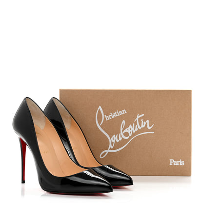 Christian Louboutin Patent Pigalle Follies 100 Pumps 39 Black 9 of 9