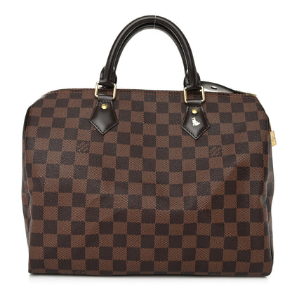 Louis Vuitton Damier Ebene Speedy 30 1 of 12
