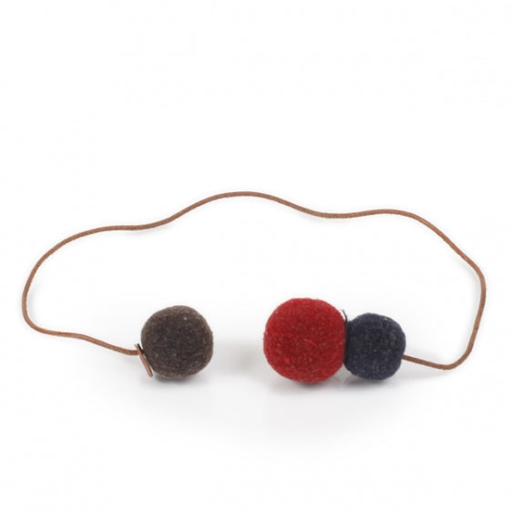 Hermes Wool Laine Et Cuir Pom Poms 4 of 7