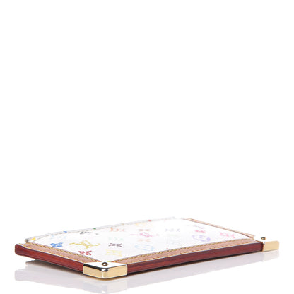 Louis Vuitton Monogram Multicolor Key Pouch White 4 of 9
