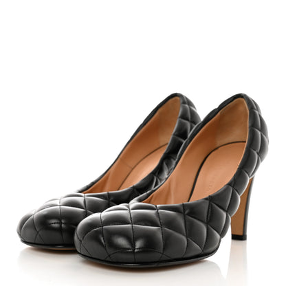 Bottega Veneta Nappa Matelasse Padded Dream Pumps 38 Black 3 of 7