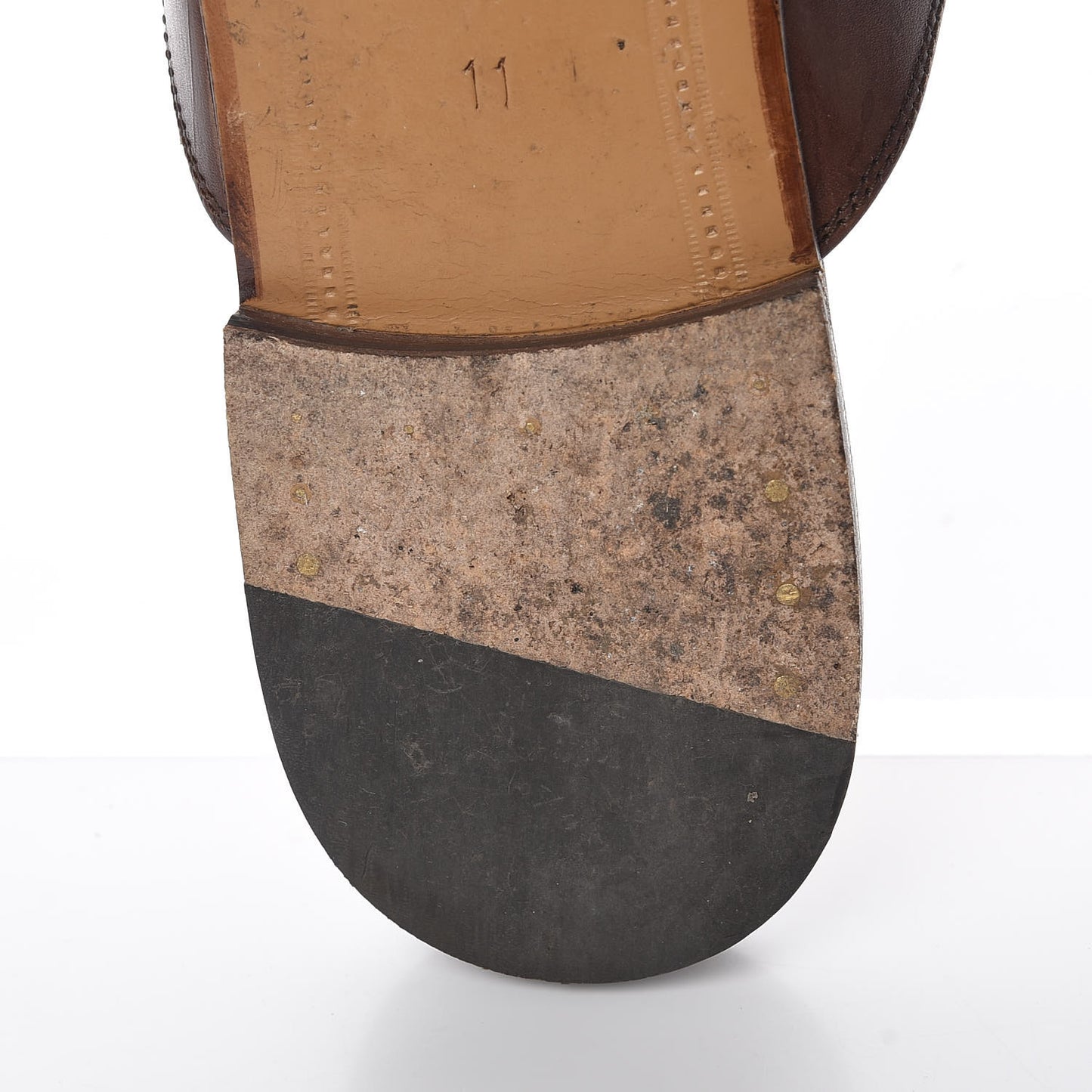 Calfskin Mens Princetown Slippers 11 Fondente Brown