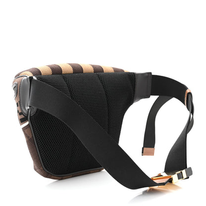Fendi Vitello Century Maglia Pattern Mix Belt Bag Havana 3 of 10