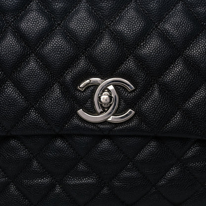 Chanel Caviar Quilted Easy Zip Flap Tote Black 7 of 15