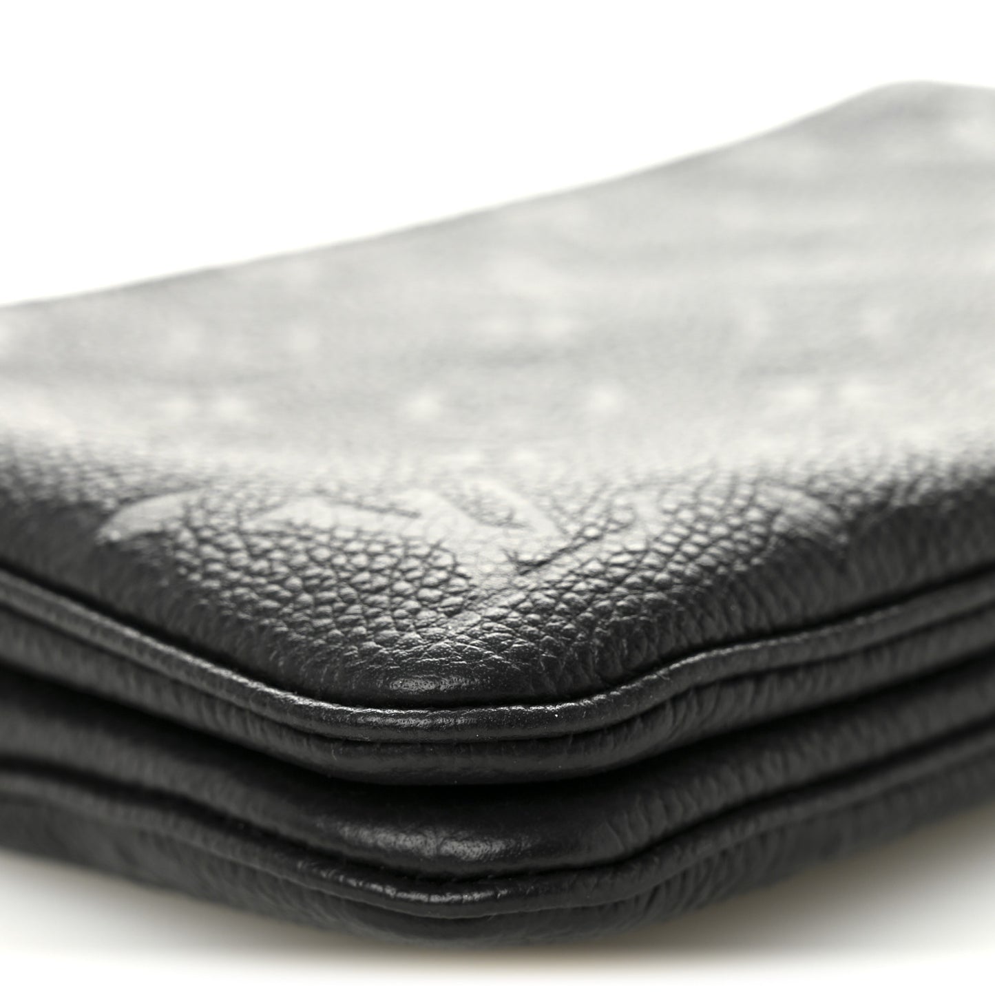 Empreinte Double Zip Pochette Black