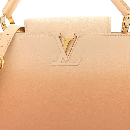 Louis Vuitton Taurillon Gradient Capucines PM Cloudy Creme 7 of 18