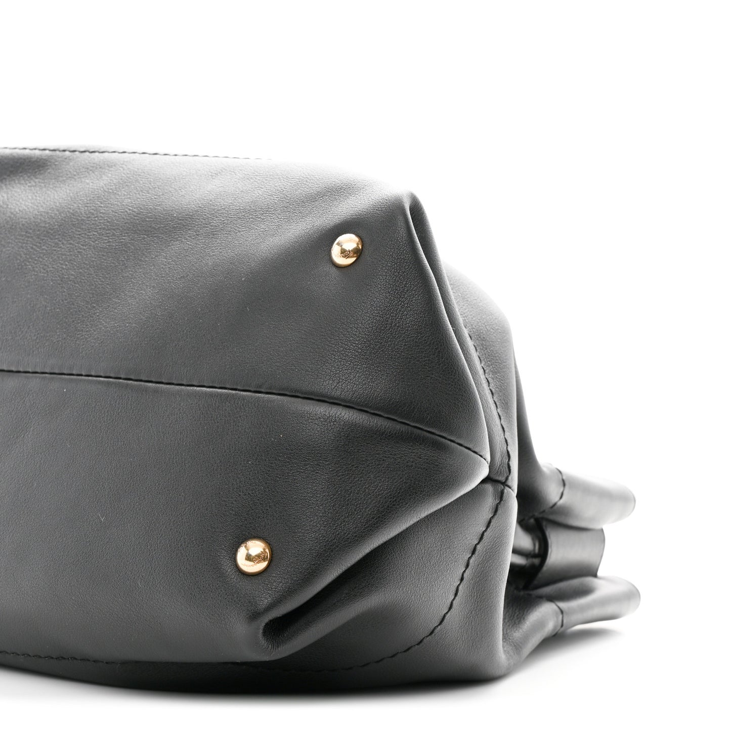 Calfskin Gancini Tote Bag Black