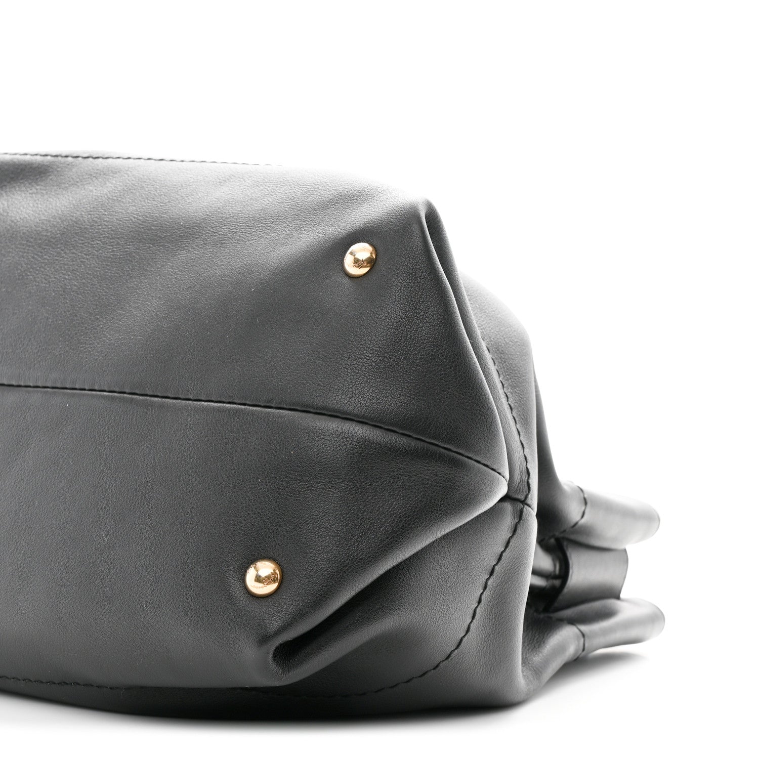 Salvatore Ferragamo Calfskin Gancini Tote Bag Black 10 of 10