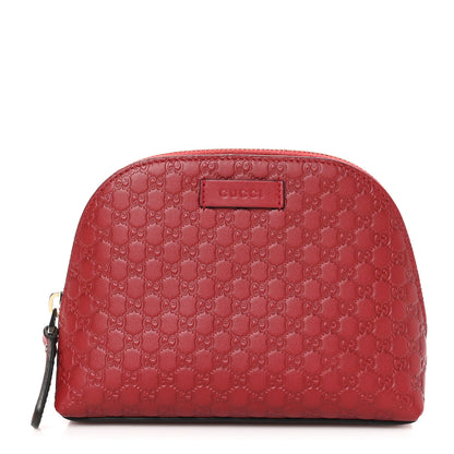 Gucci Microguccissima GG Cosmetic Case Red 1 of 10