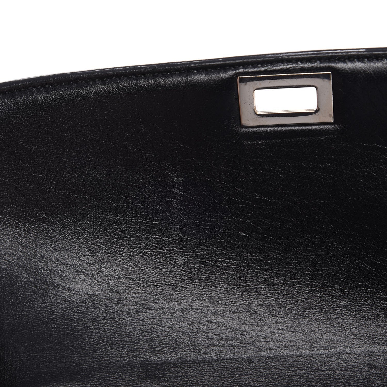 Celine Mirror Box Calfskin Medium Classic Box Flap Bag Silver 13 of 15