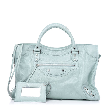 Balenciaga Agneau Classic Silver Hardware City Maldives 1 of 12