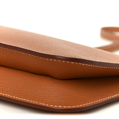 Hermes Evercolor Chaine d'Ancre Zipengo Pochette To Go Gold 10 of 10