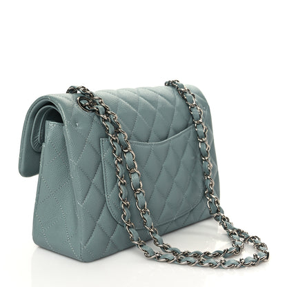 Chanel Caviar Quilted Small Double Flap Light Blue 3 of 10