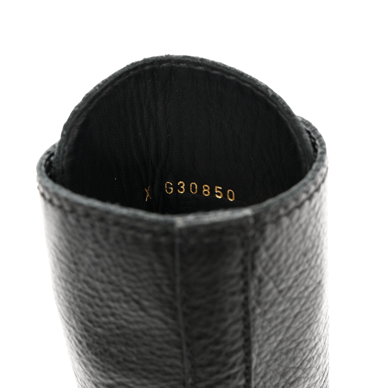 Chanel Calfskin CC Combat Boots 36 Black 4 of 10