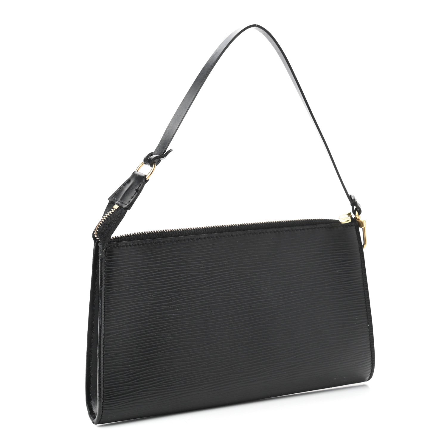 Louis Vuitton Epi Pochette Accessories 24 Black 3 of 11