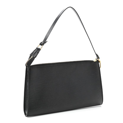 Louis Vuitton Epi Pochette Accessories 24 Black 3 of 11