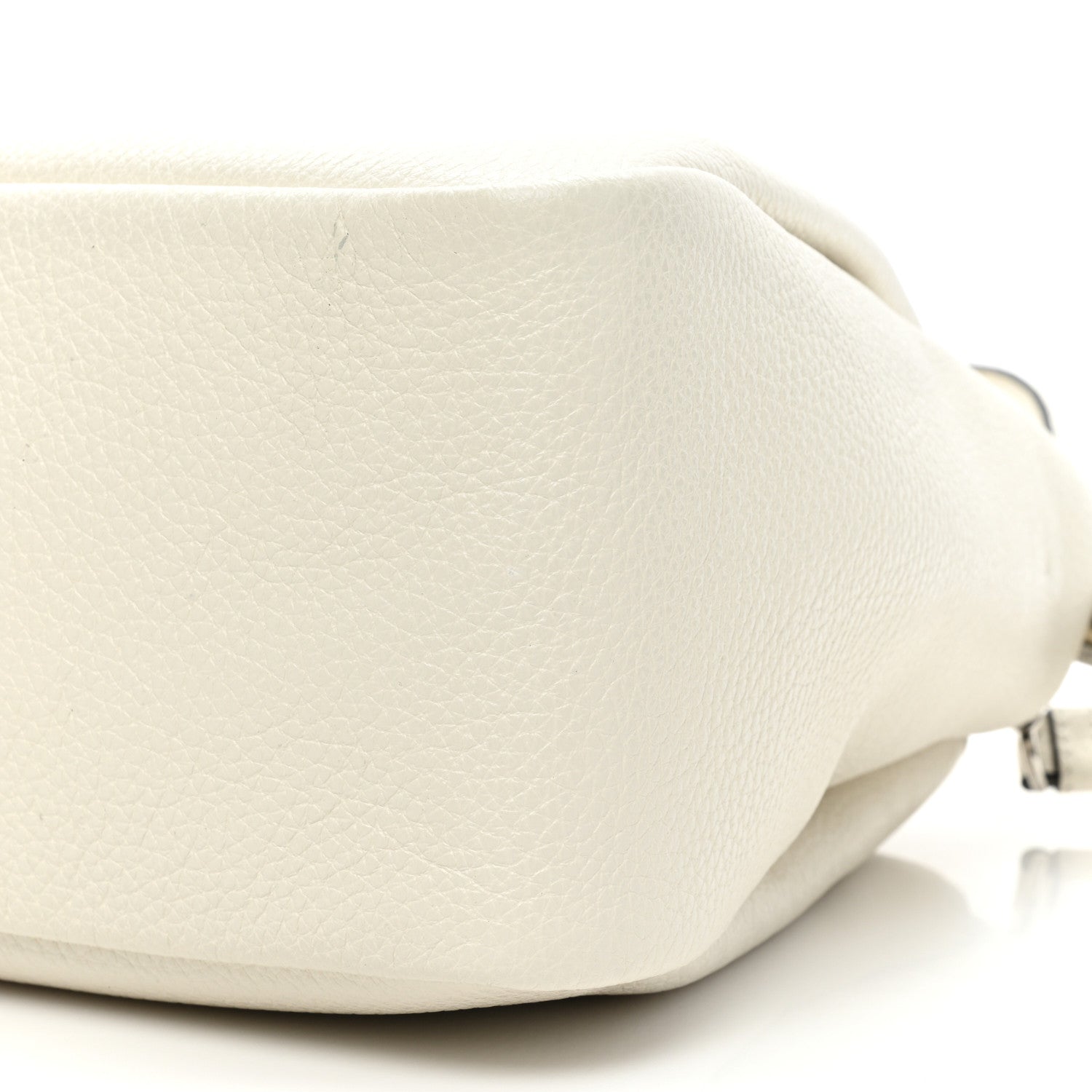 Prada Vitello Daino Soft Medium Zippered Top Handle Bag White 9 of 11