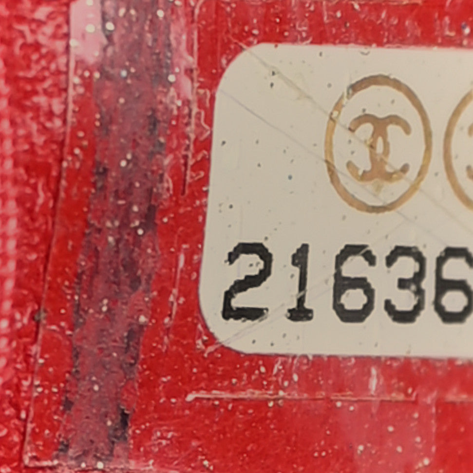 Chanel Lambskin Geometric Chevron Quilted Medium Boy Flap Red 7 of 13