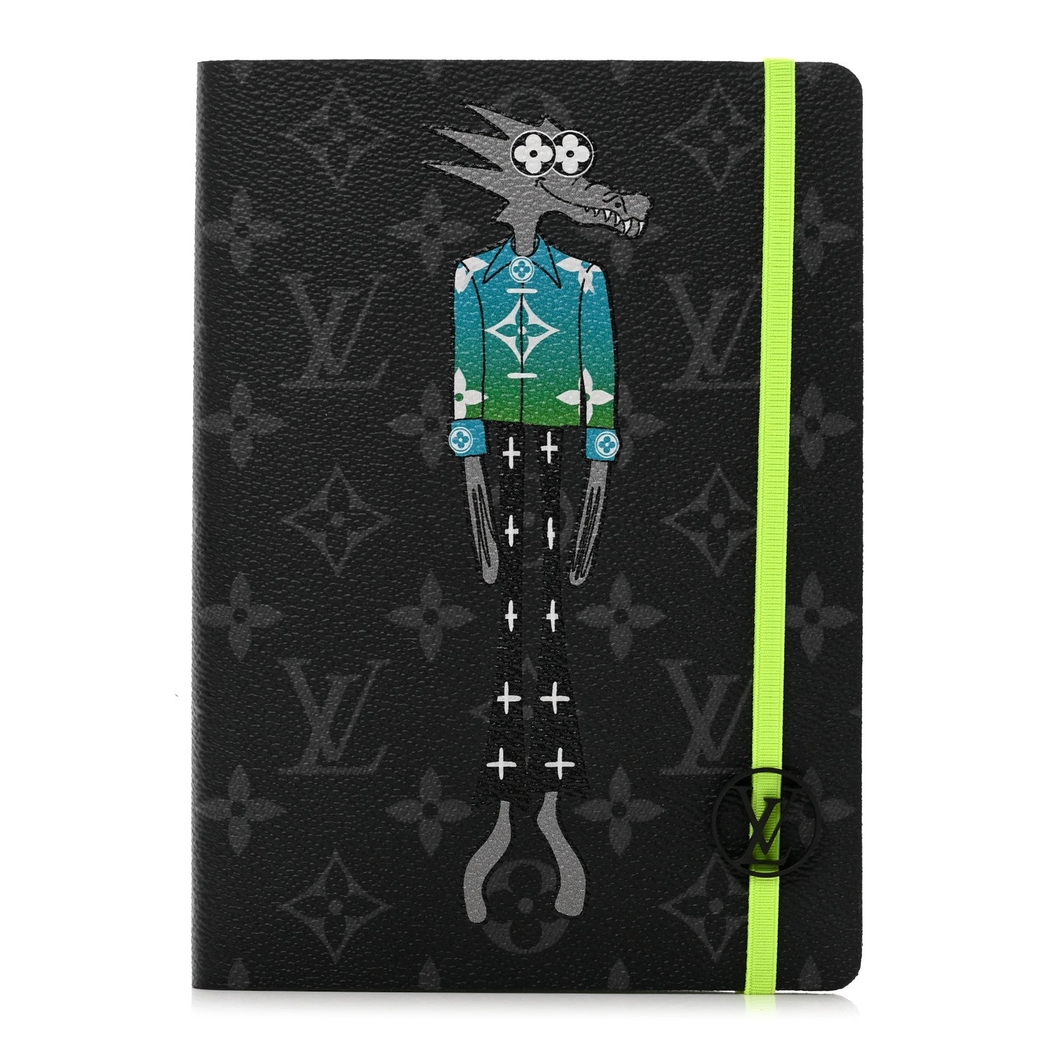 Louis Vuitton Monogram Eclipse LV Friends Clemence Notebook 1 of 6
