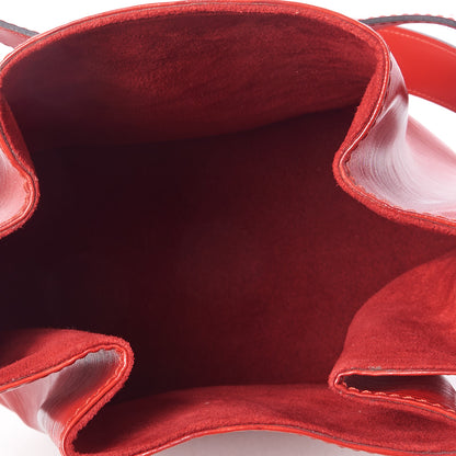 Louis Vuitton Epi Sac D'Epaule Castillan Red 8 of 8