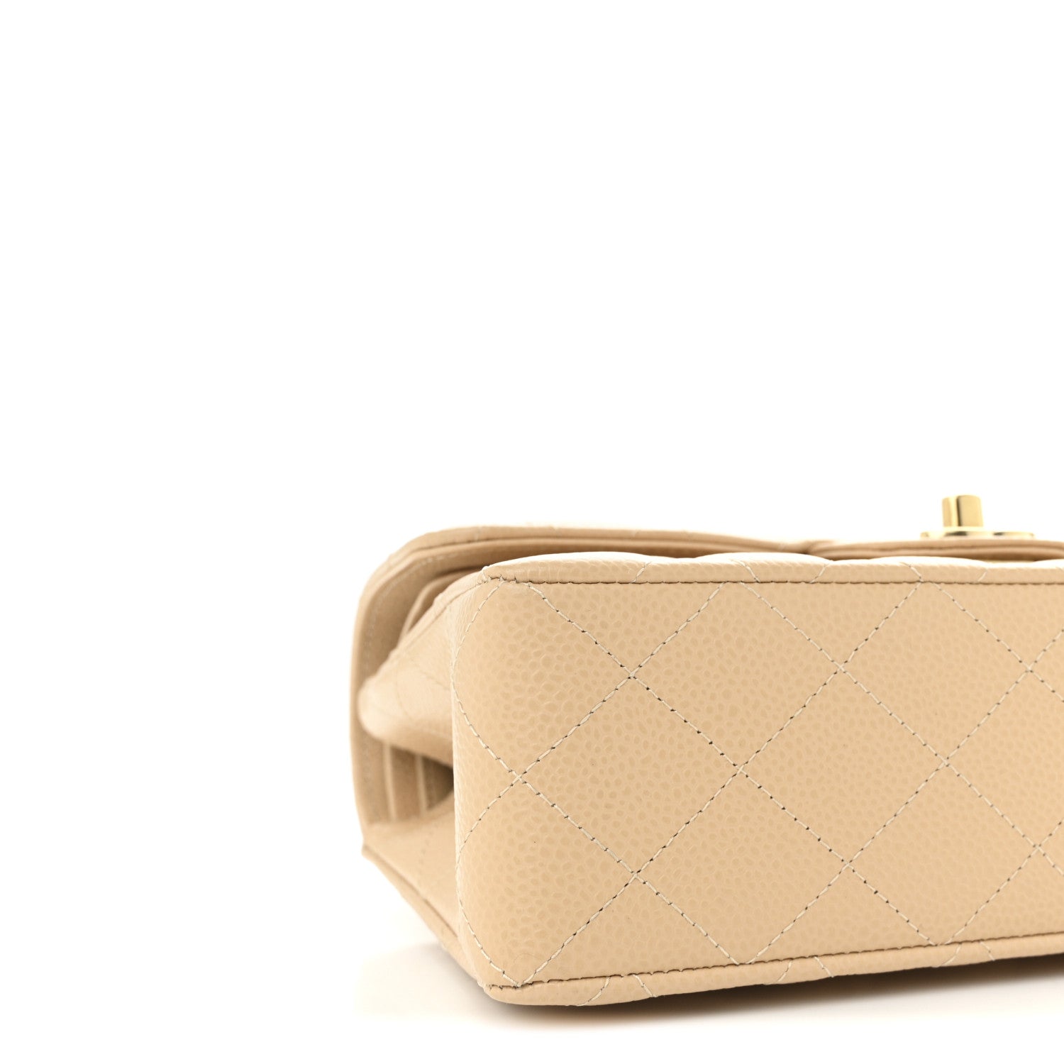 Chanel Caviar Quilted Small Double Flap Beige 9 of 11
