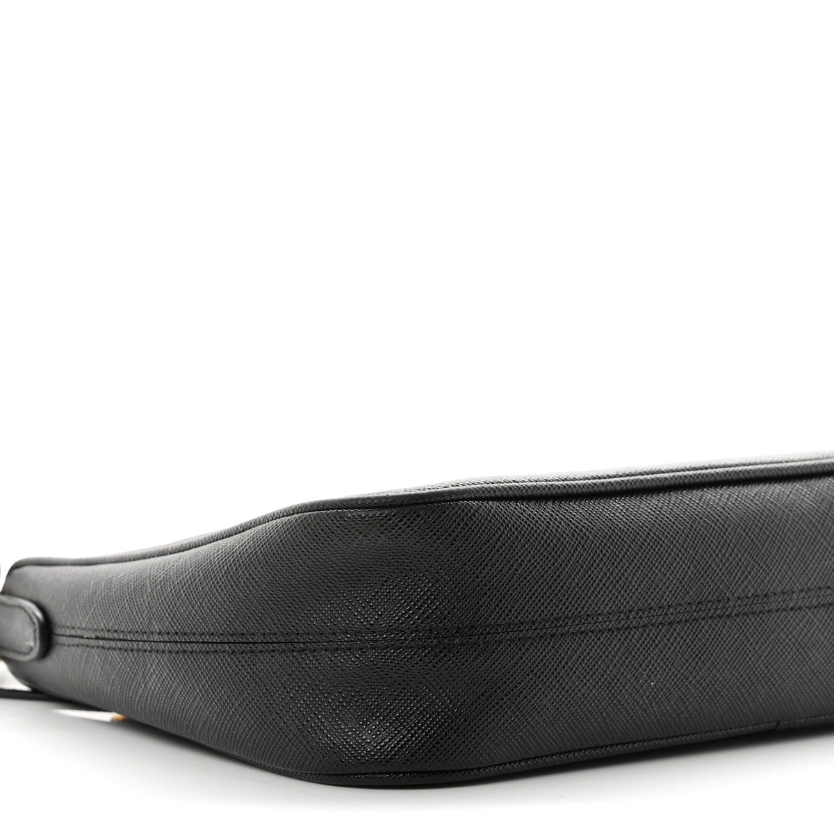 Prada Saffiano Lux Mini Re-Edition Shoulder Bag Black 10 of 11