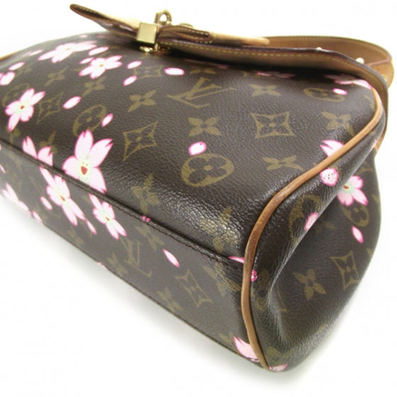 Monogram Cherry Blossom Sac Retro Bag Brown