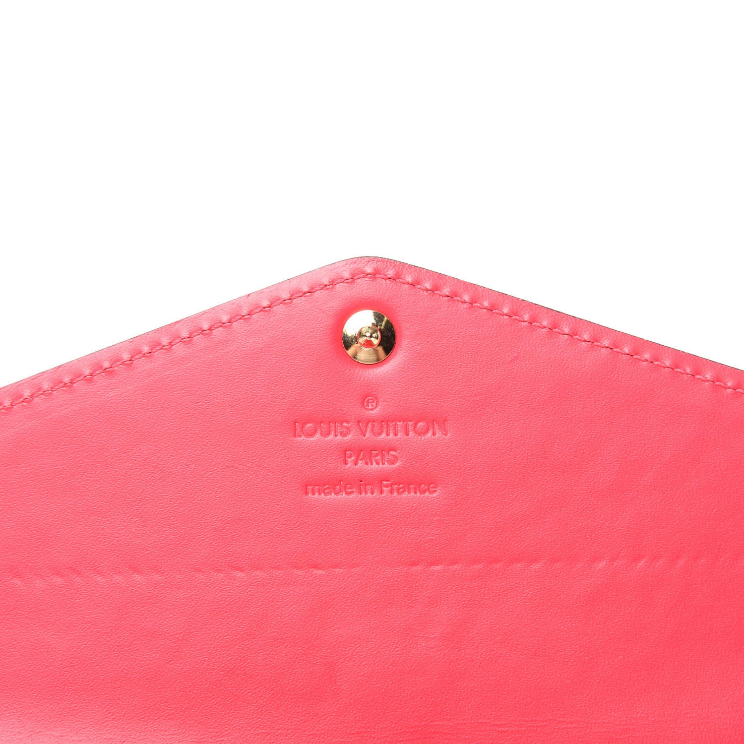 Louis Vuitton Vernis Sarah Wallet NM Hot Pink 6 of 6